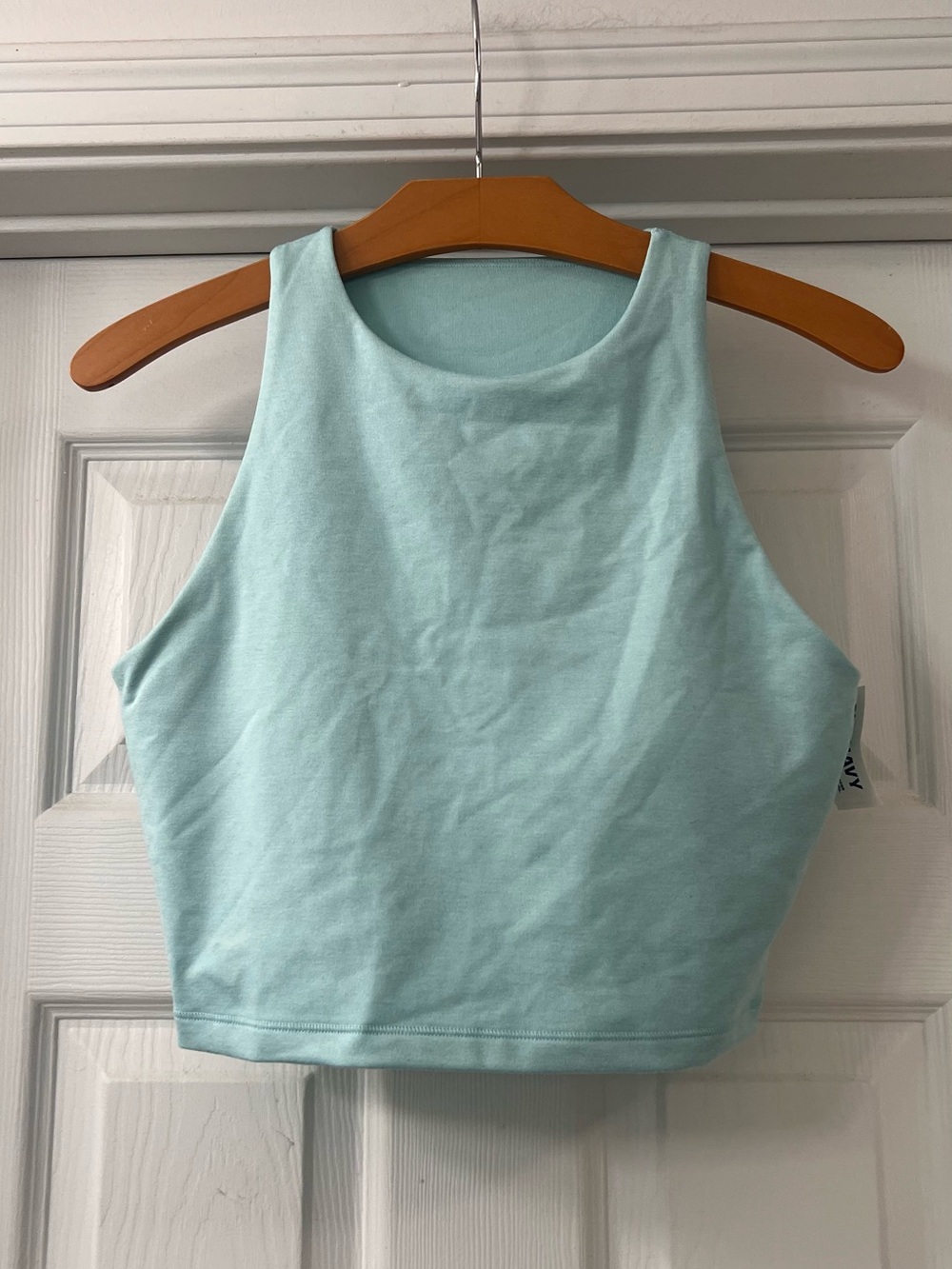 Old Navy Light Aqua Cropped Tank Top
Sz Medium 
Workout/ Casual